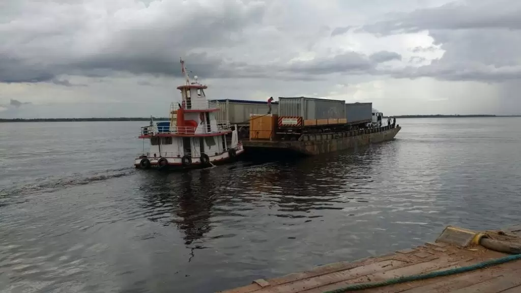 Travesssia de Veículos em Balsas Manaus, Porto Velho, Belém